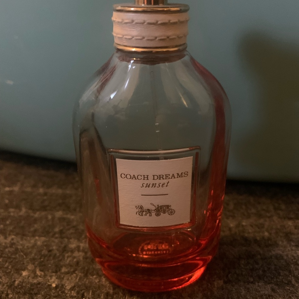 COACH SUNSET DREAMS EDP PERFUME FEW SPRAYS LEFT WITH BOX